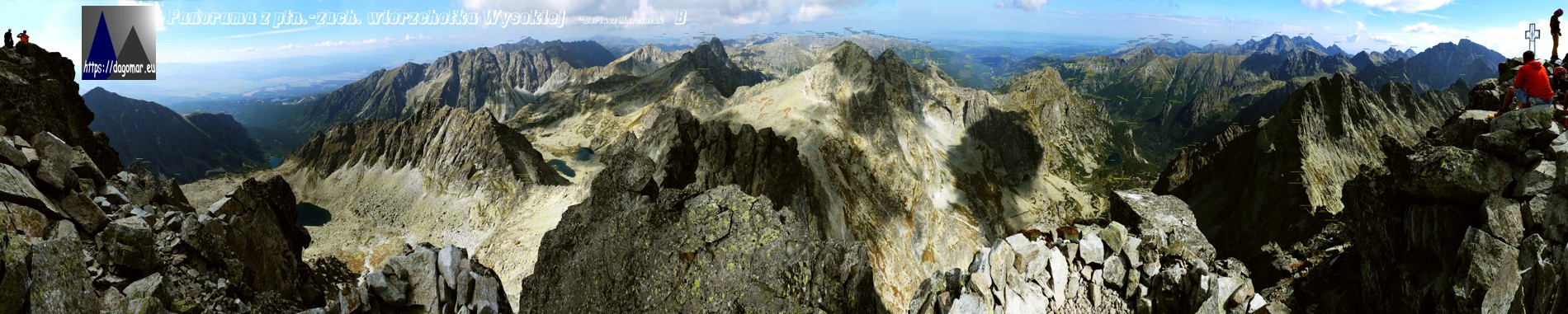 panorama z wysokiej NW